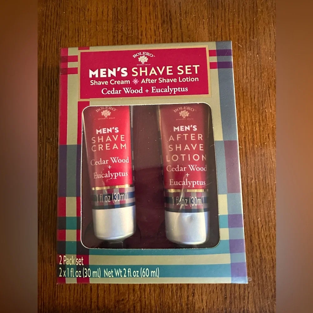☀️3/$10 Men’s travel set Shave Cream & After Shave lotion set (see description)